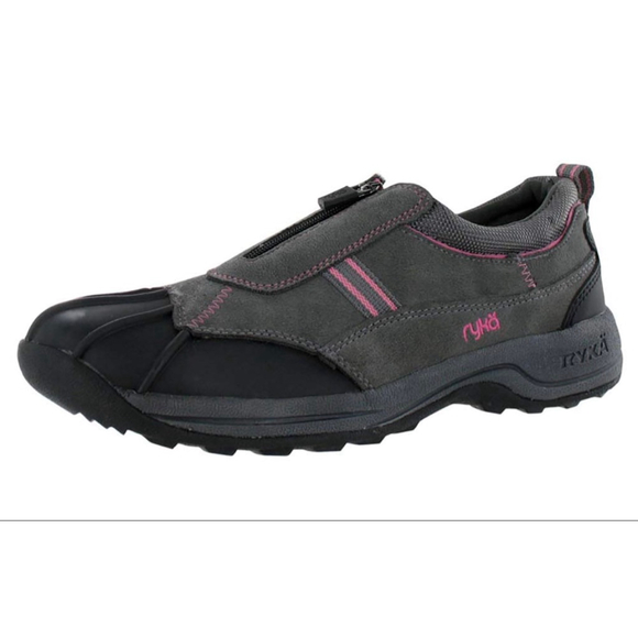 Ryka Shoes - Women's Ryka Winter & Rain Boots Size 10 Gray with Pink Accents